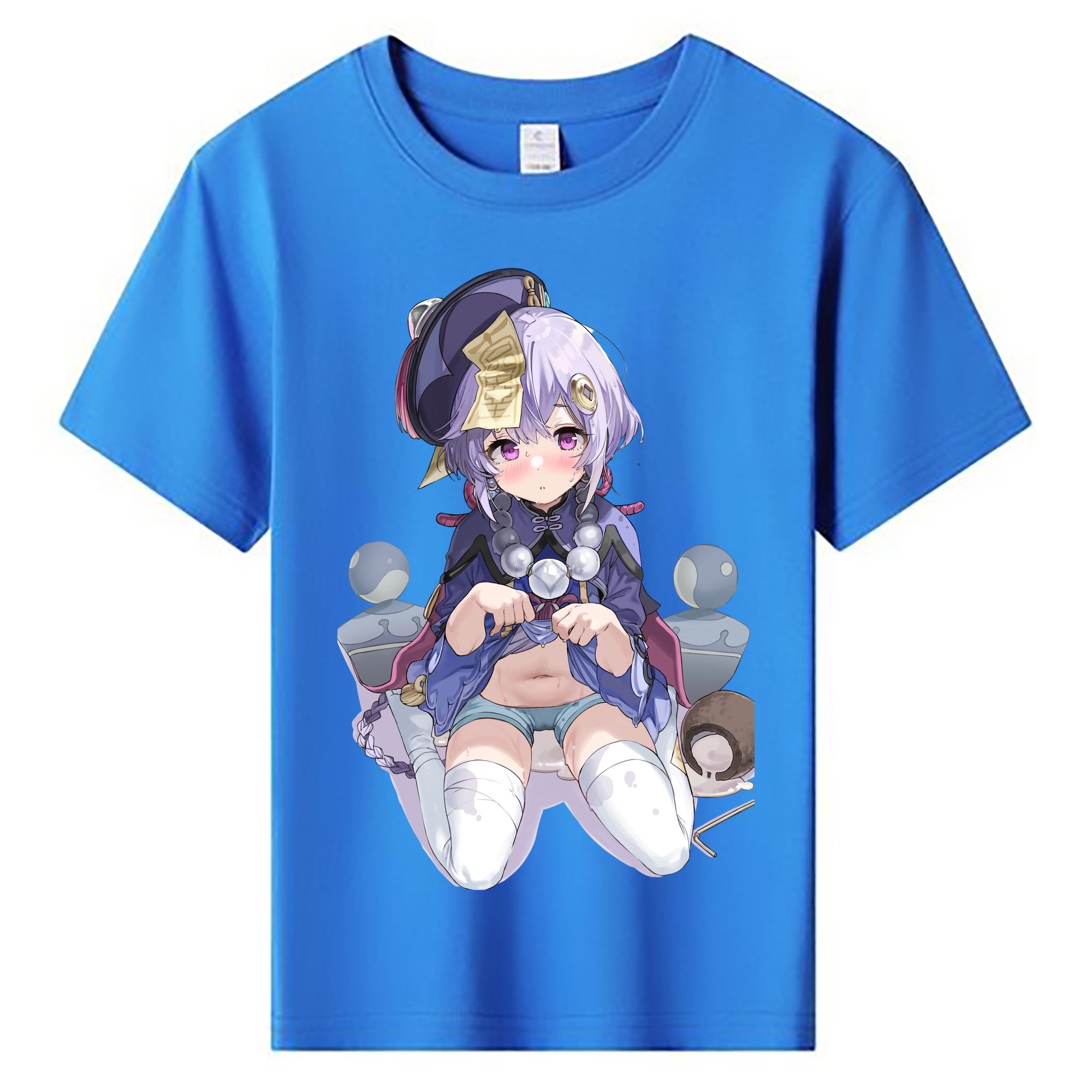 げんし神 七七 なな  genshin Nana 綿100％キッズTシャツ（フロントプリント）
